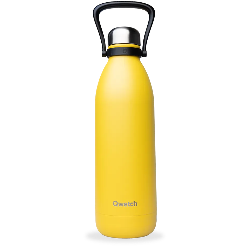 Qwetch Titan Pop Jaune termoláhev 1,5 l nerez