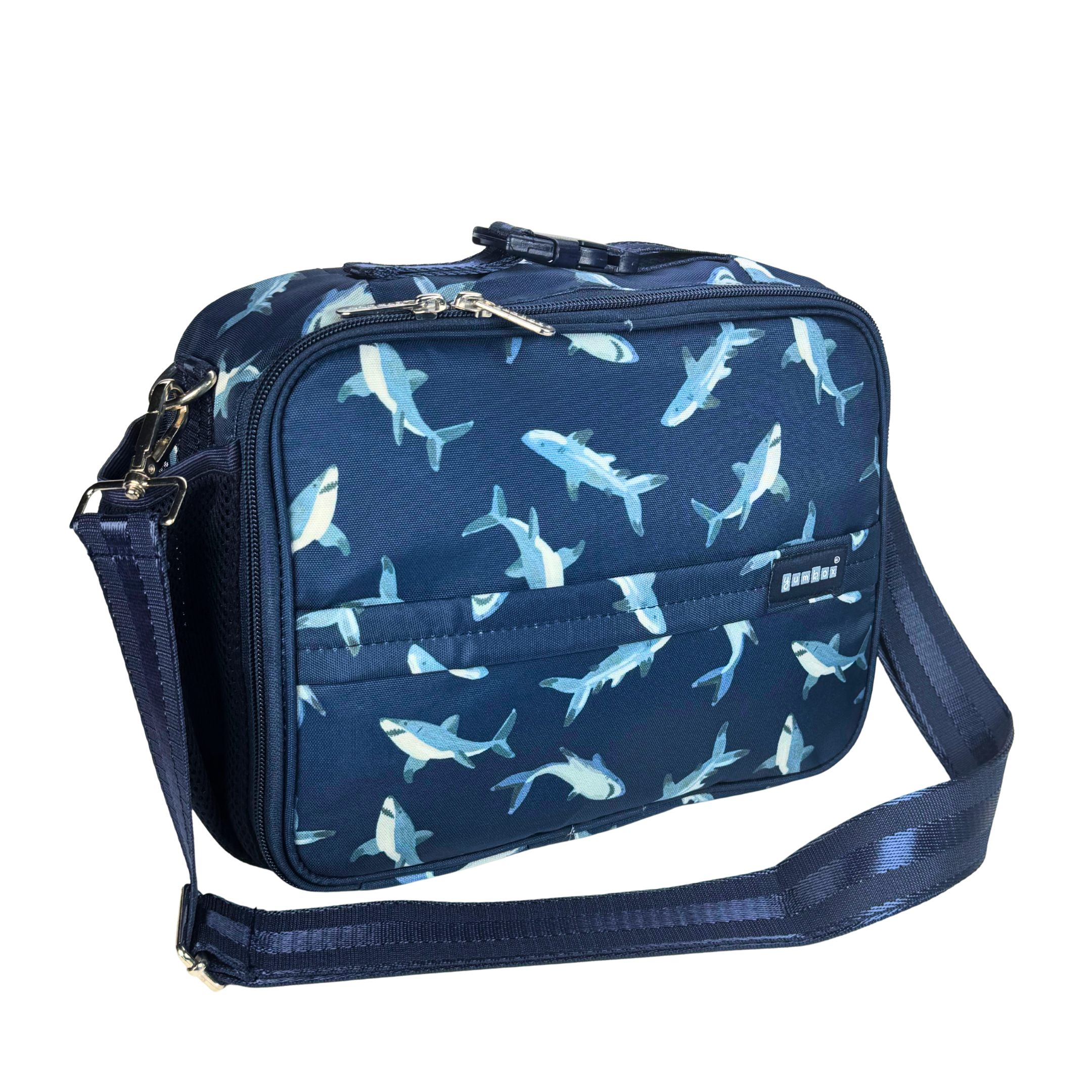 Yumbox Insulated Large Lunch Bag 3-Way Carry termo taška Sharks