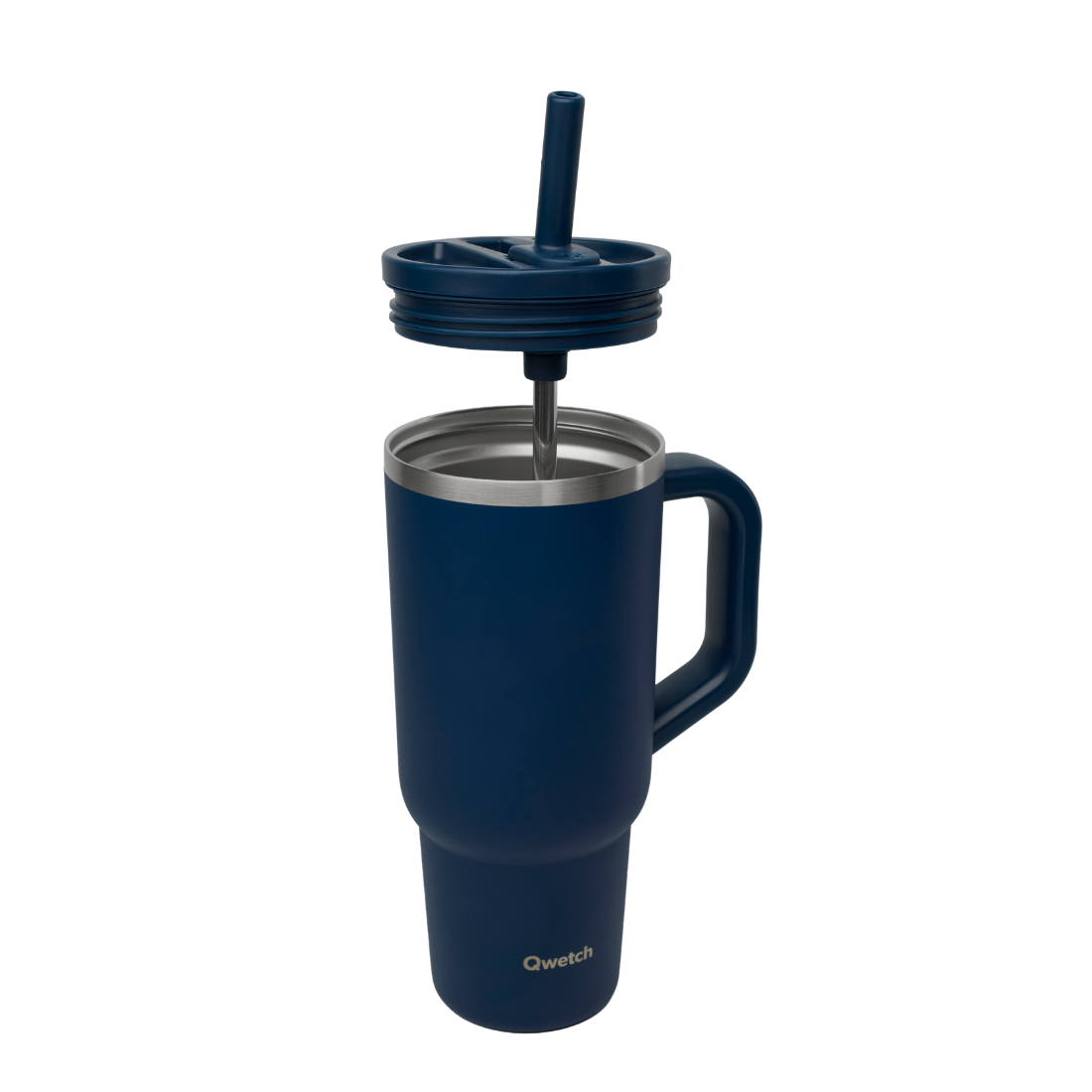 Qwetch Travel Cup termohrnek 900 ml modrá noční mat