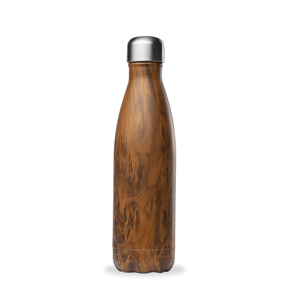 Qwetch Originals Wood termo láhev 500 ml nerez