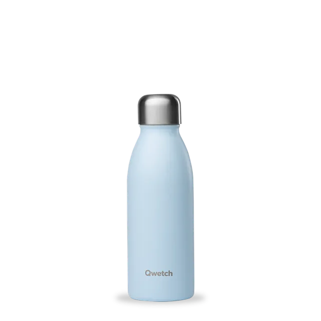 Qwetch One Pastel Bleu láhev 500 ml jednostěnná