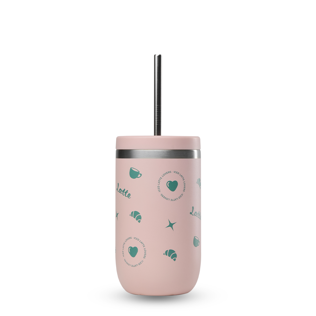Qwetch Cool Club Cold Cup termohrnek 470 ml růžová
