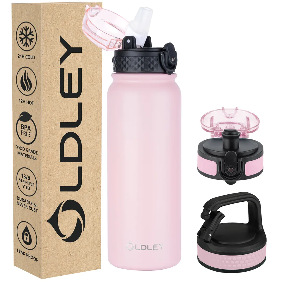 Oldley Classic sportovní termolahev růžová 591 ml