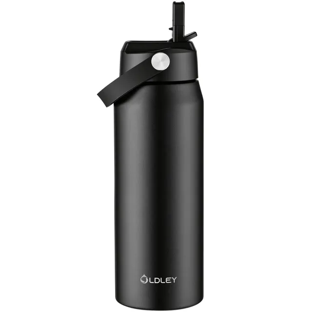 Oldley 550 ml termolahev černá nerez