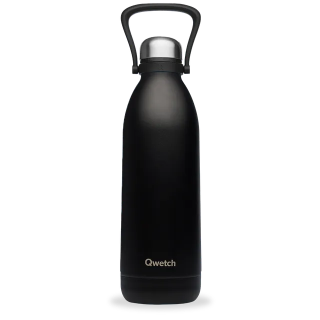 Qwetch Titan Matt Noir termoláhev 1,5 l nerez