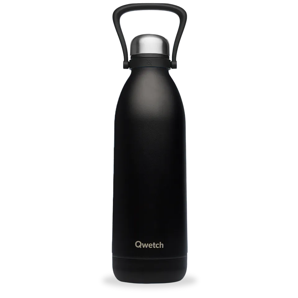 Qwetch Titan Matt Noir termoláhev 1,5 l nerez