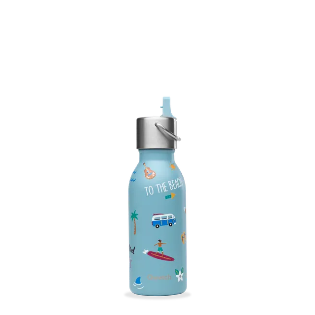 Qwetch Kids Honolulu Bleu termoláhev 350 ml modrá