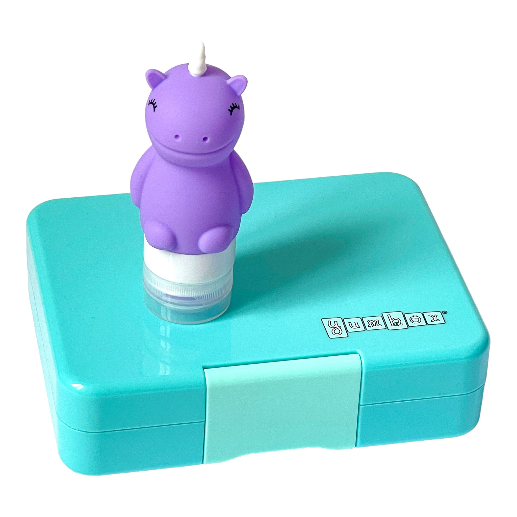 Yumbox Unicorn dávkovací lahvičky silikon 3 ks těsné