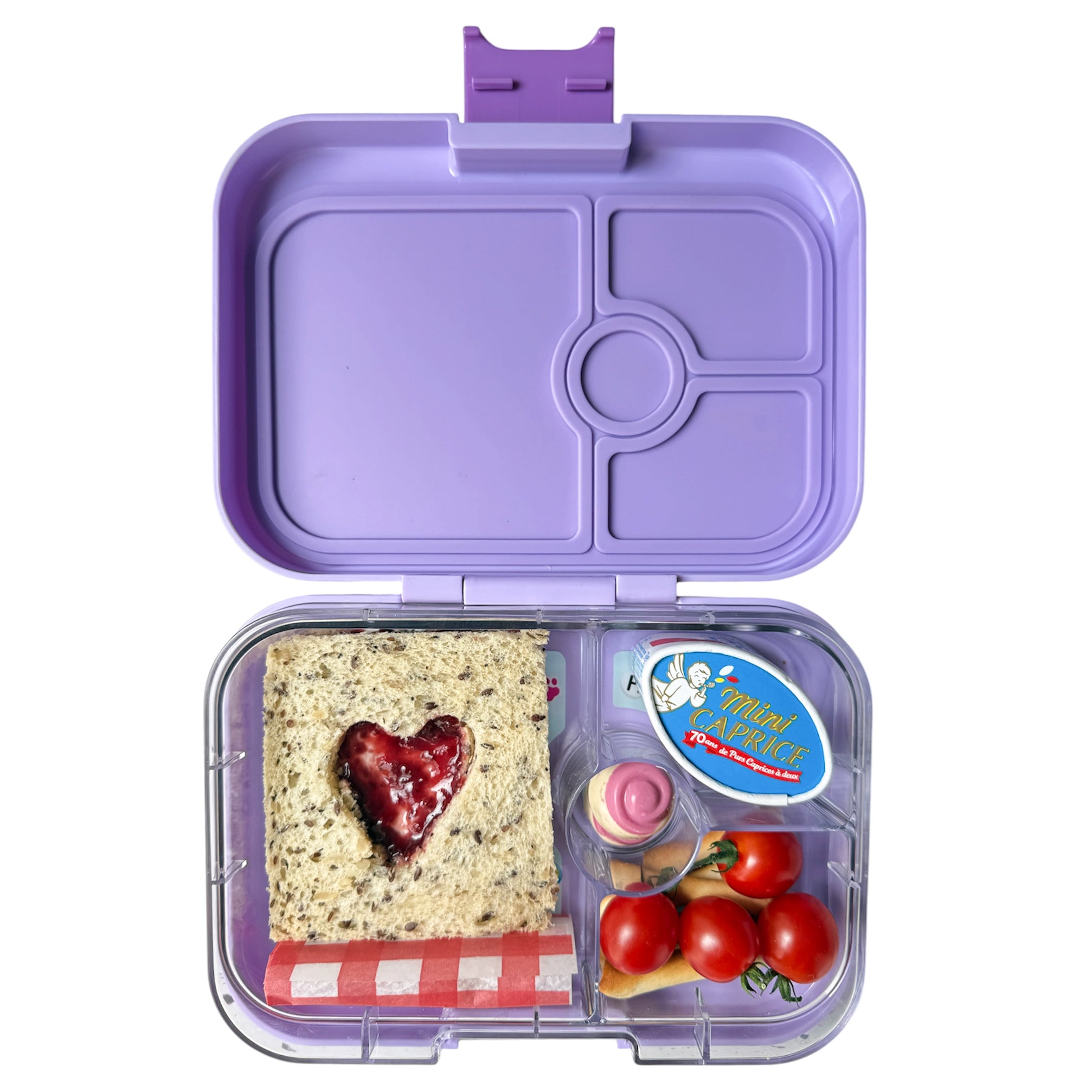 Yumbox Panino box na svačinu Ami Purple se 4 přihrádkami