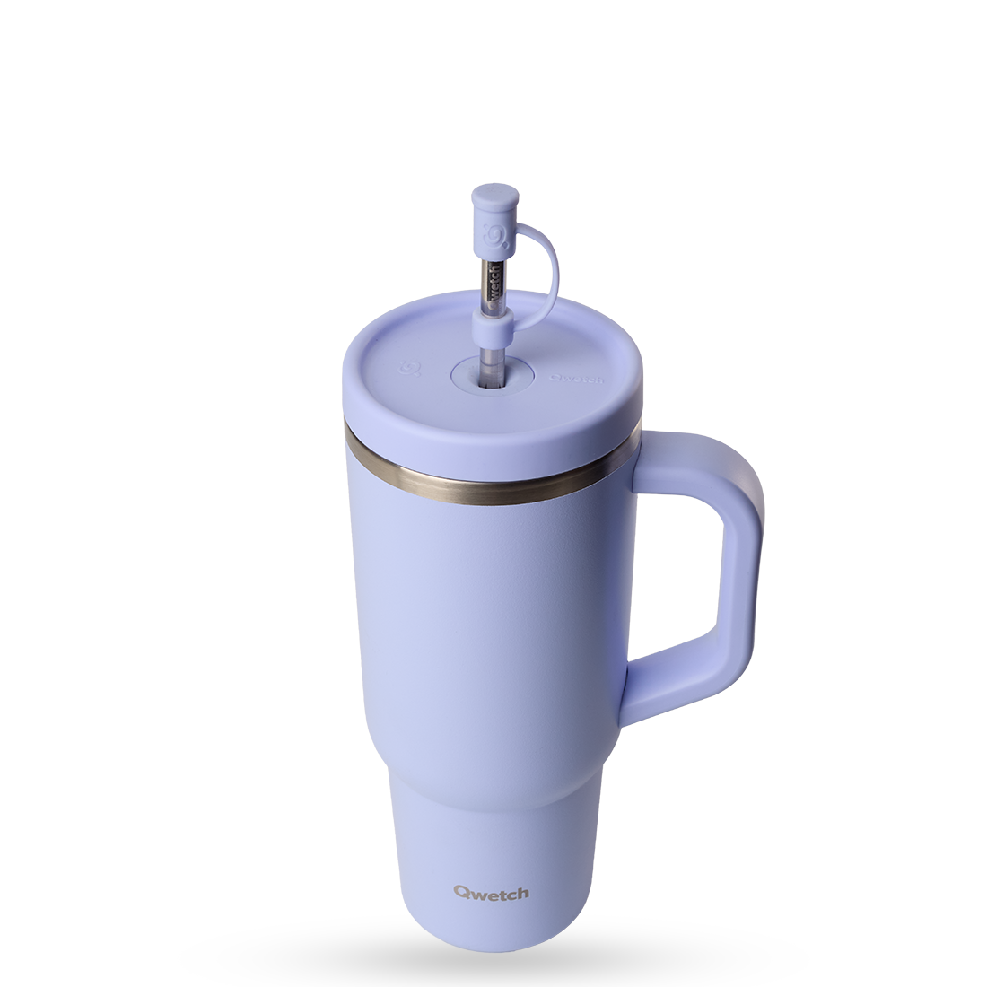 Qwetch Travel Cup termohrnek Matt Glycine 900 ml s brčkem