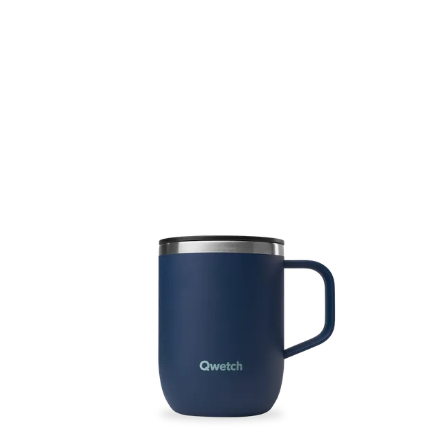Qwetch Matt termohrnek 350 ml Bleu Nuit modrý