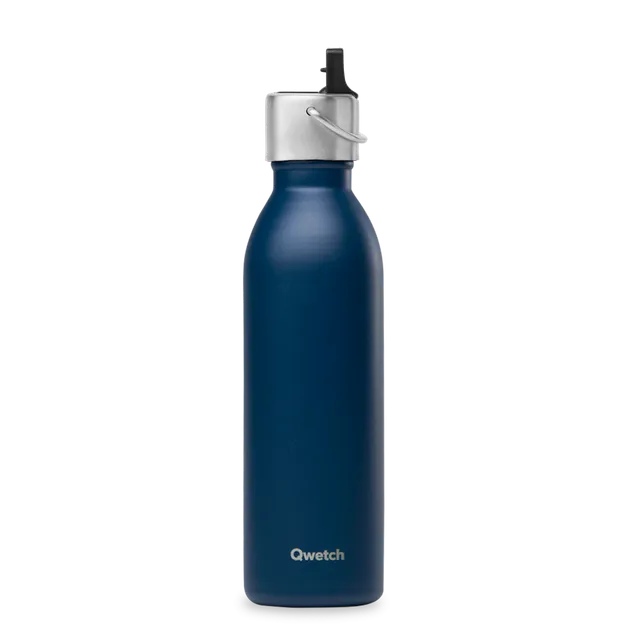 Qwetch Active Matt Bleu Nuit termoláhev 600 ml