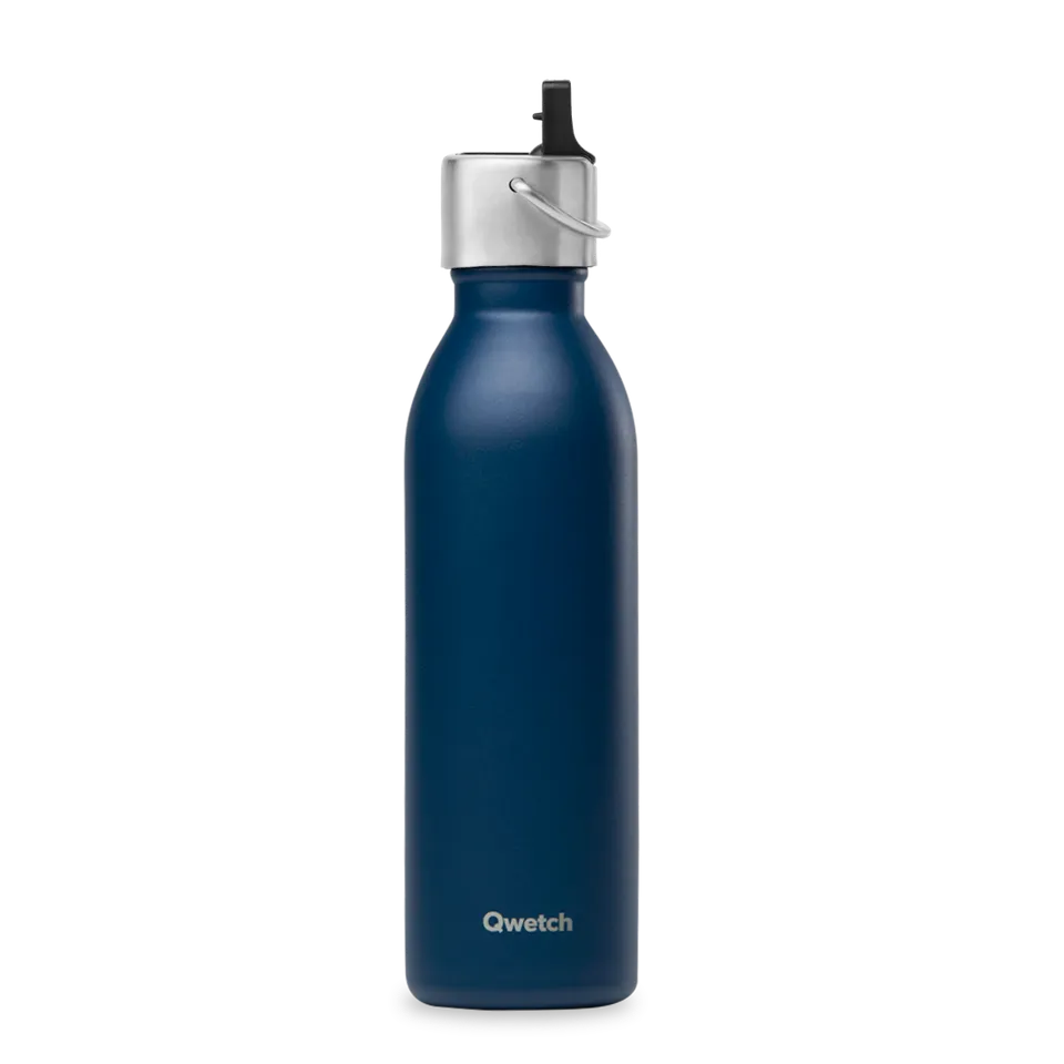 Qwetch Active Matt Bleu Nuit termoláhev 600 ml
