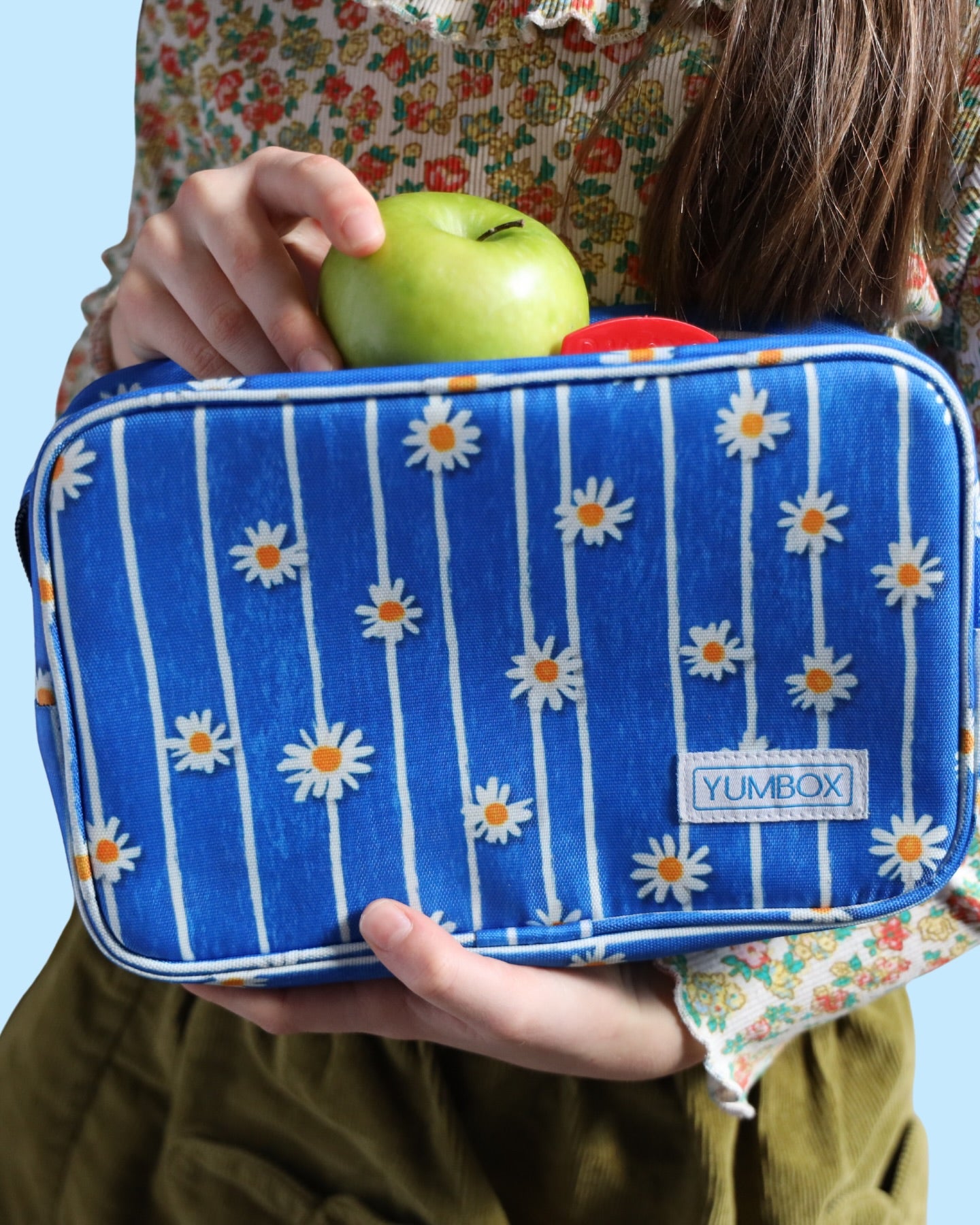Yumbox Chill svačinová taška Daisy Stripes s vložkami