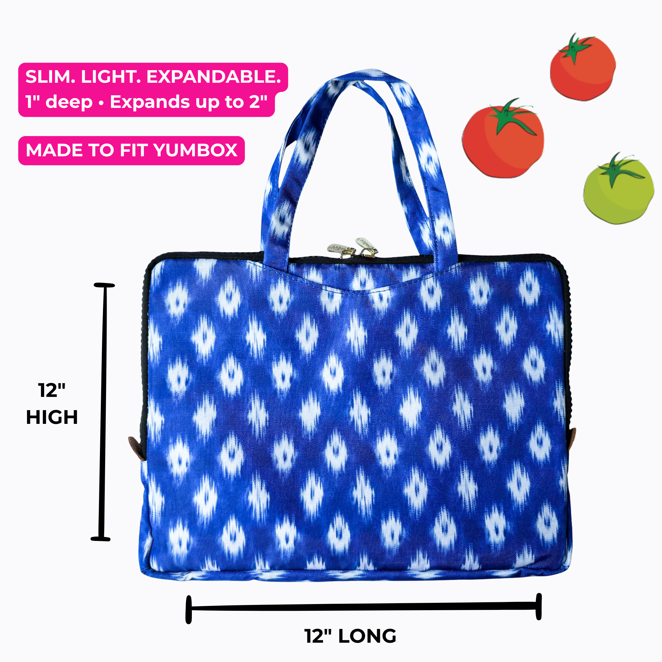 Yumbox Poche termoobal na box Ikat Blue