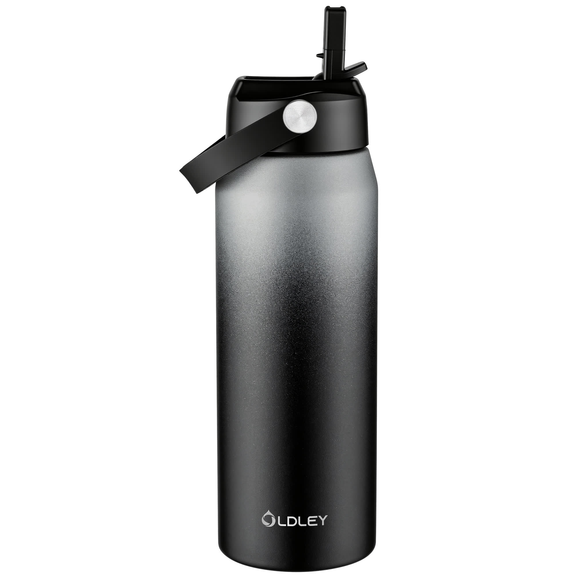 Oldley Gradient termo láhev 750 ml černo-šedá izolovaná