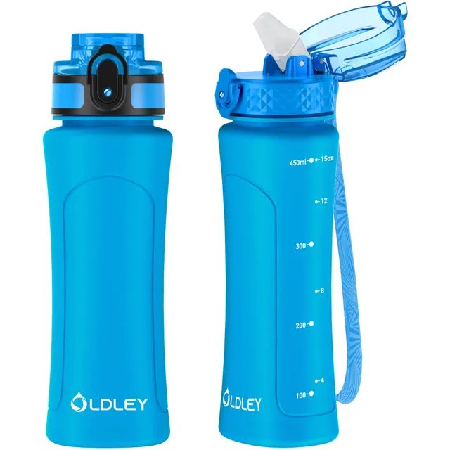 Oldley Kids láhev na vodu 15oz Classic Blue dual víčko