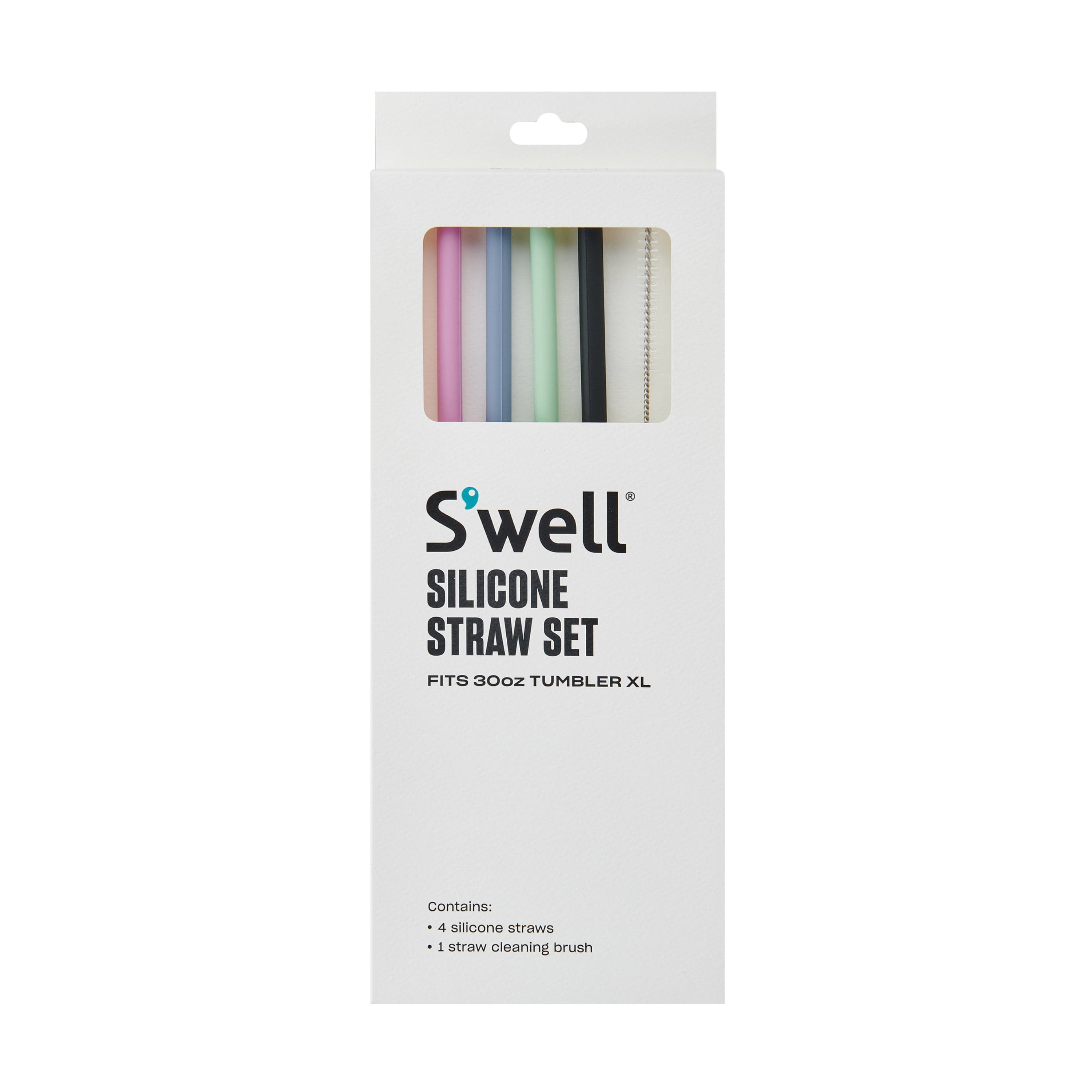 S'well Tumbler XL silikonová brčka multicolor