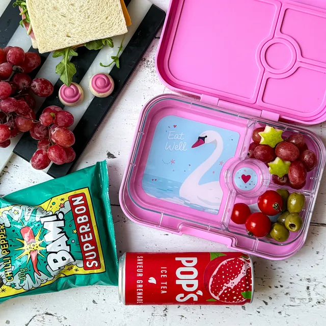Yumbox Panino bento box Power Pink Swan 4 přihrádky