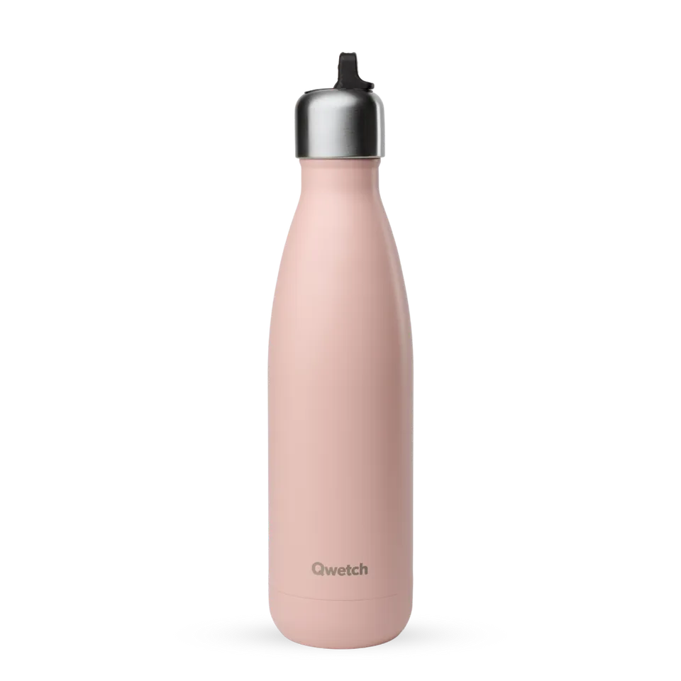 Qwetch Originals Pastel Rose termoláhev 500 ml sport