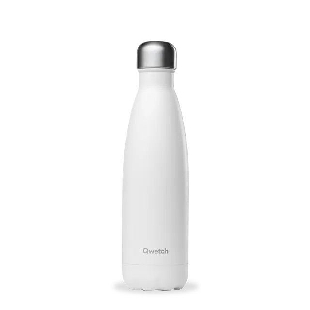 Qwetch Originals Matt 500 ml termoláhev bílá matná