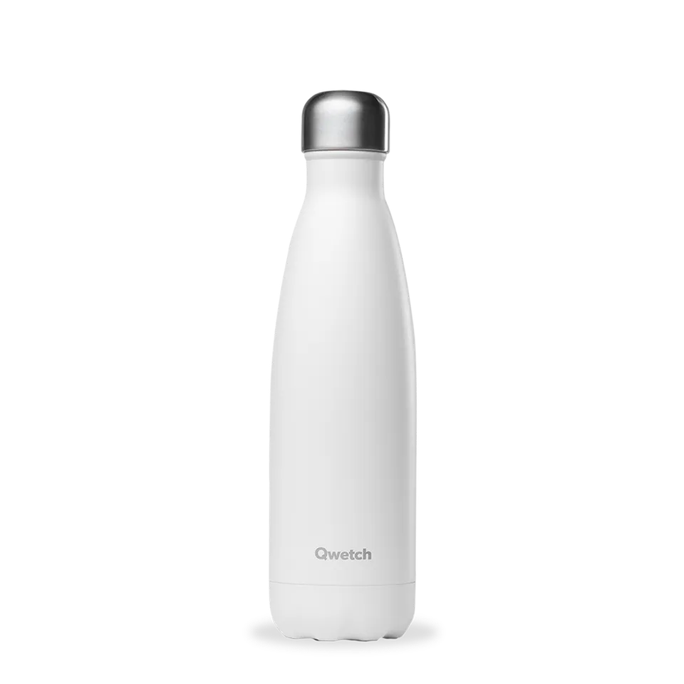Qwetch Originals Matt Re-Love 500 ml termoláhev bílá