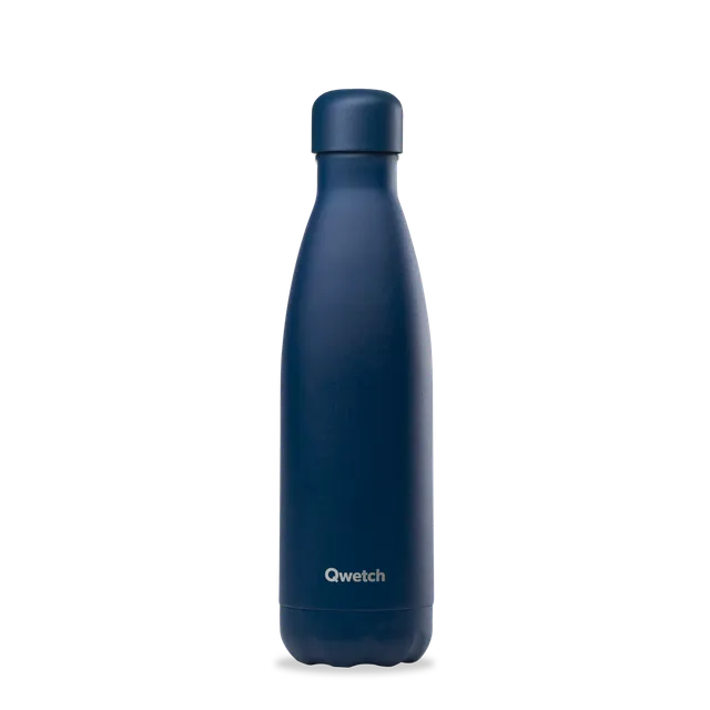 Qwetch Originals Bleu Nuit termoláhev 500 ml modrá nerez