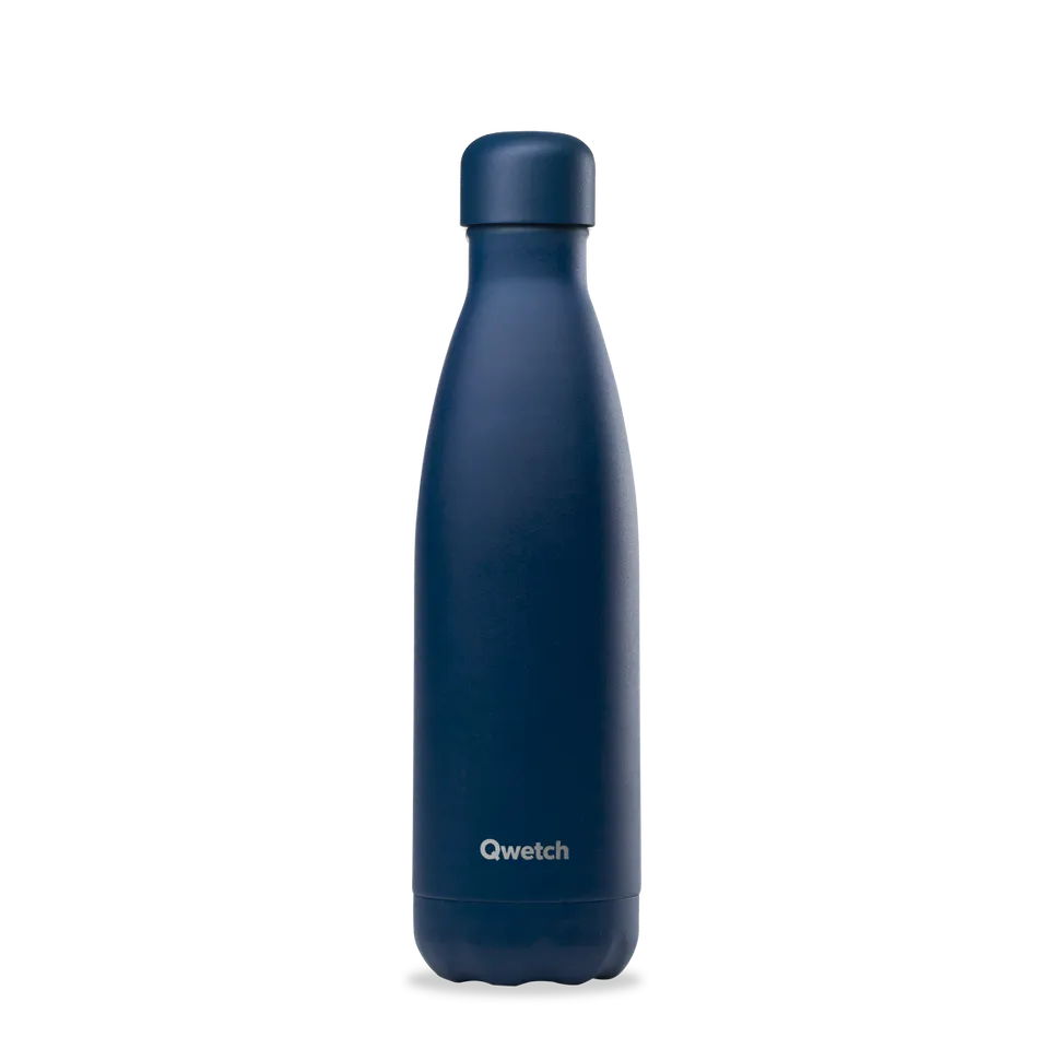 Qwetch Originals Bleu Nuit termoláhev 500 ml modrá nerez