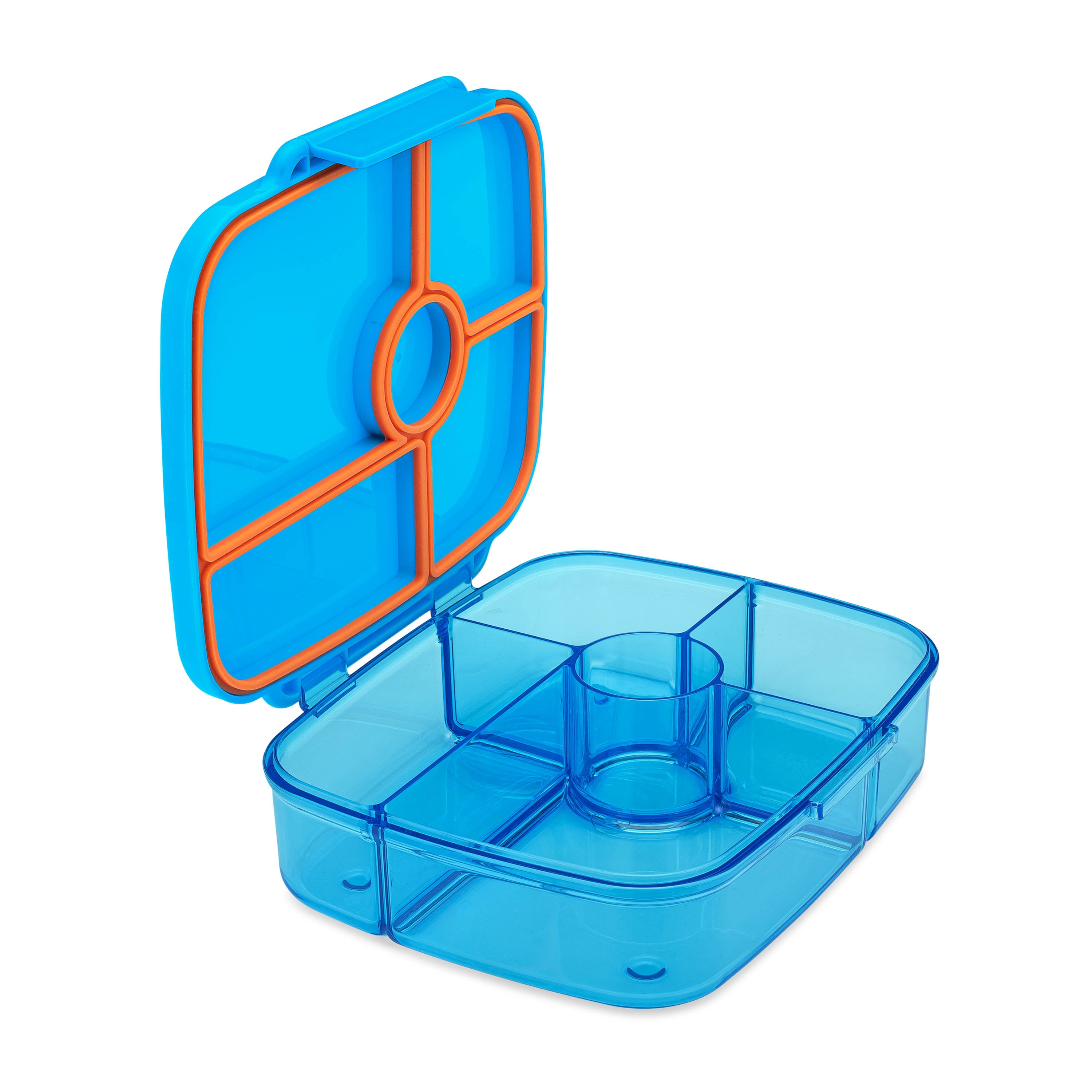 Yumbox Go Large svačinový box 5 přihrádek Miami Blue