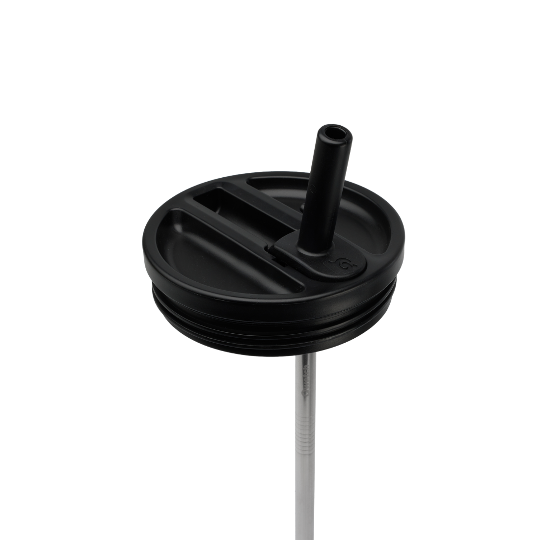 Qwetch Travel Cup těsné víčko černé 900 ml se slámkou