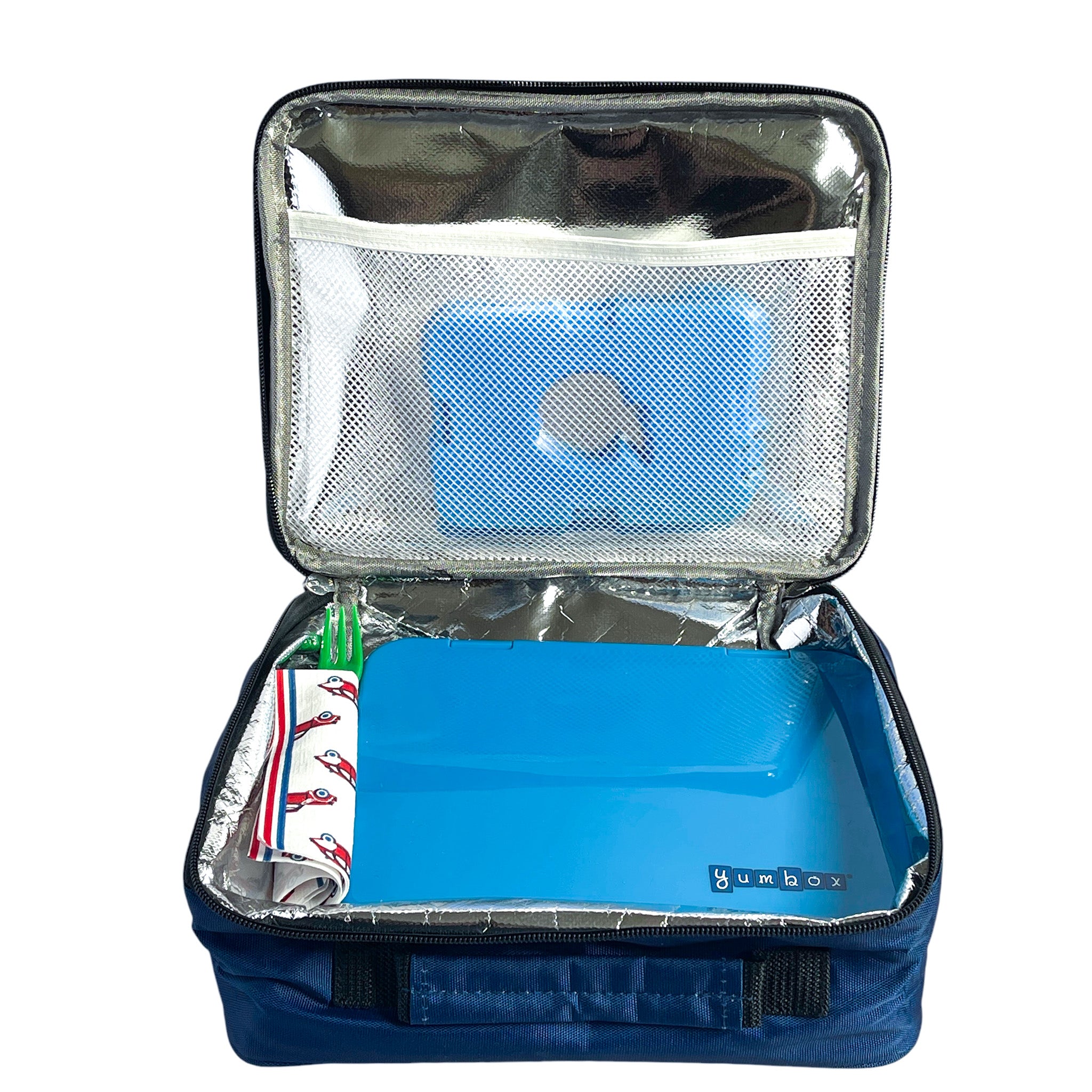 Yumbox Prêt nerezový bento box Normandy Blue 4 přihrádky