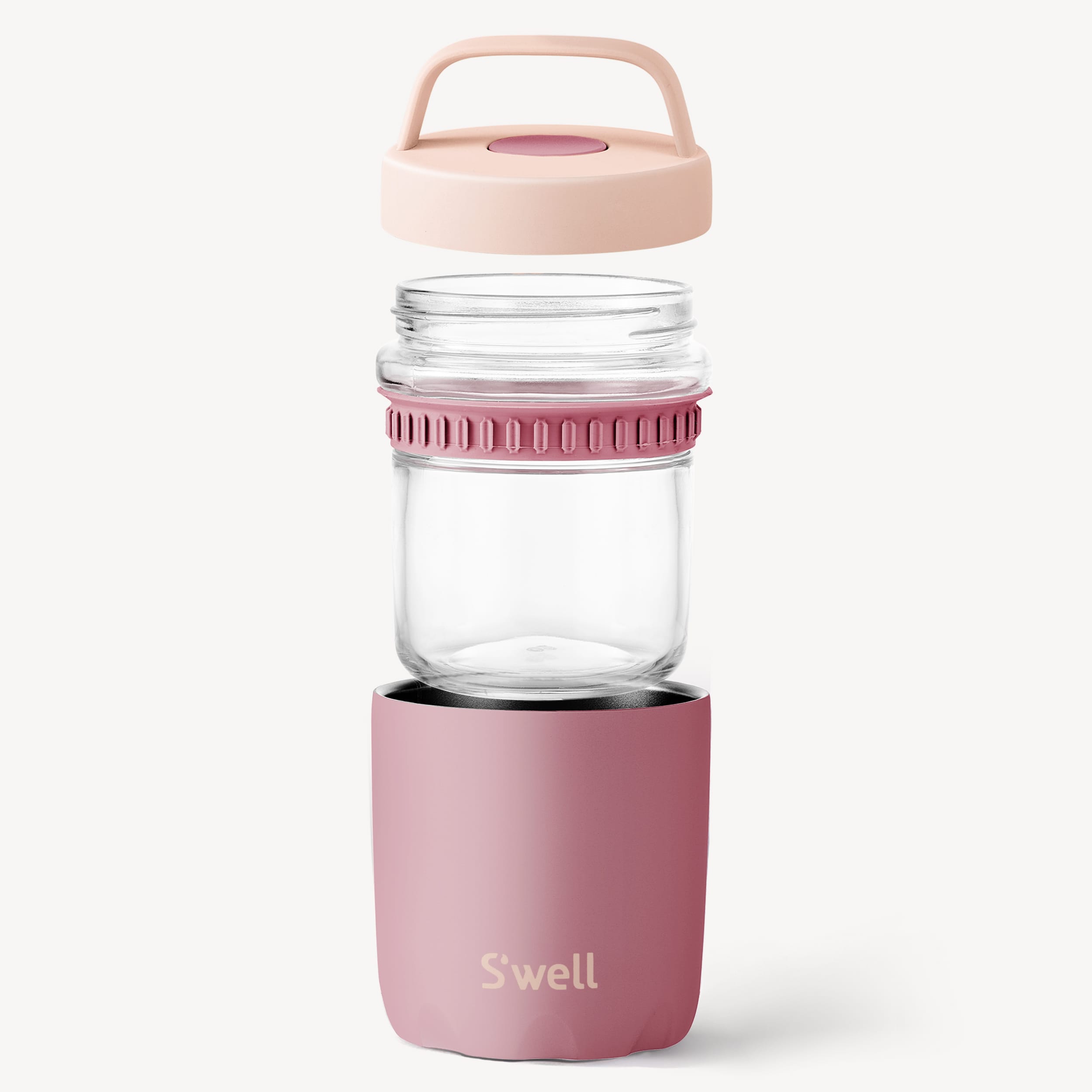 S'well Glass+ Food Jar dóza Chambray 15oz skleněná
