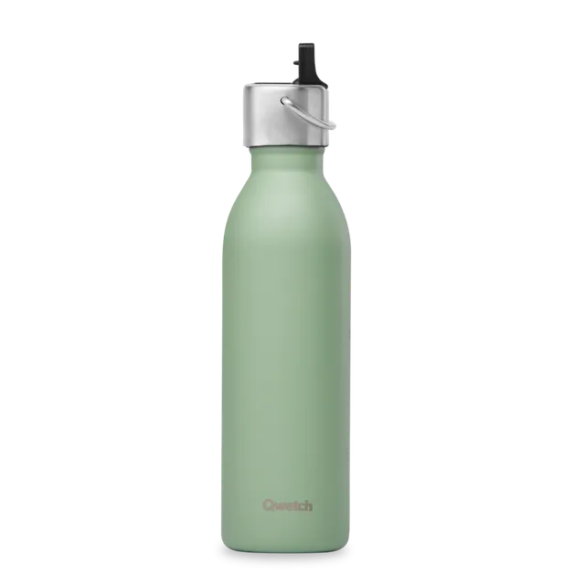 Qwetch Active Matt Tilleul termoláhev 600 ml zelená sportovní