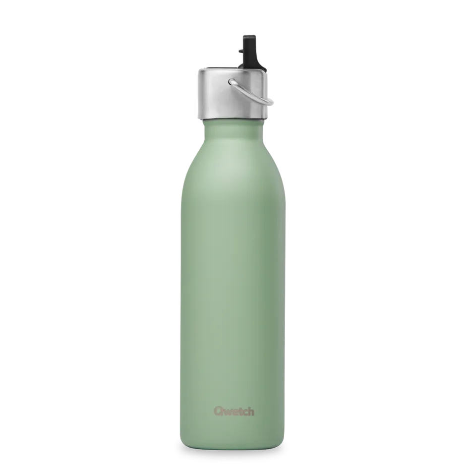 Qwetch Active Matt Tilleul termoláhev 600 ml zelená sportovní