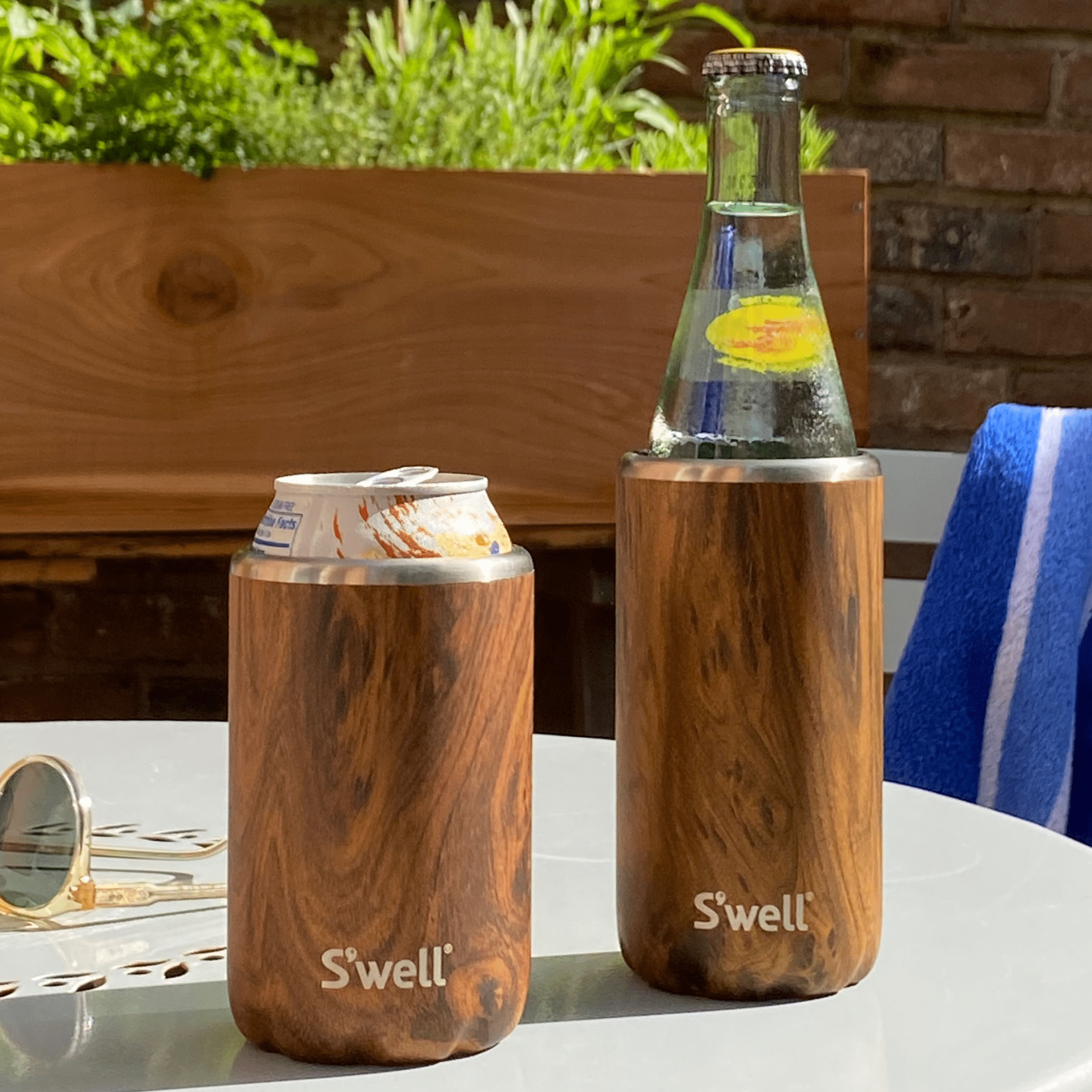 S'well Drink Chiller chladič 12oz na plechovky nerezový