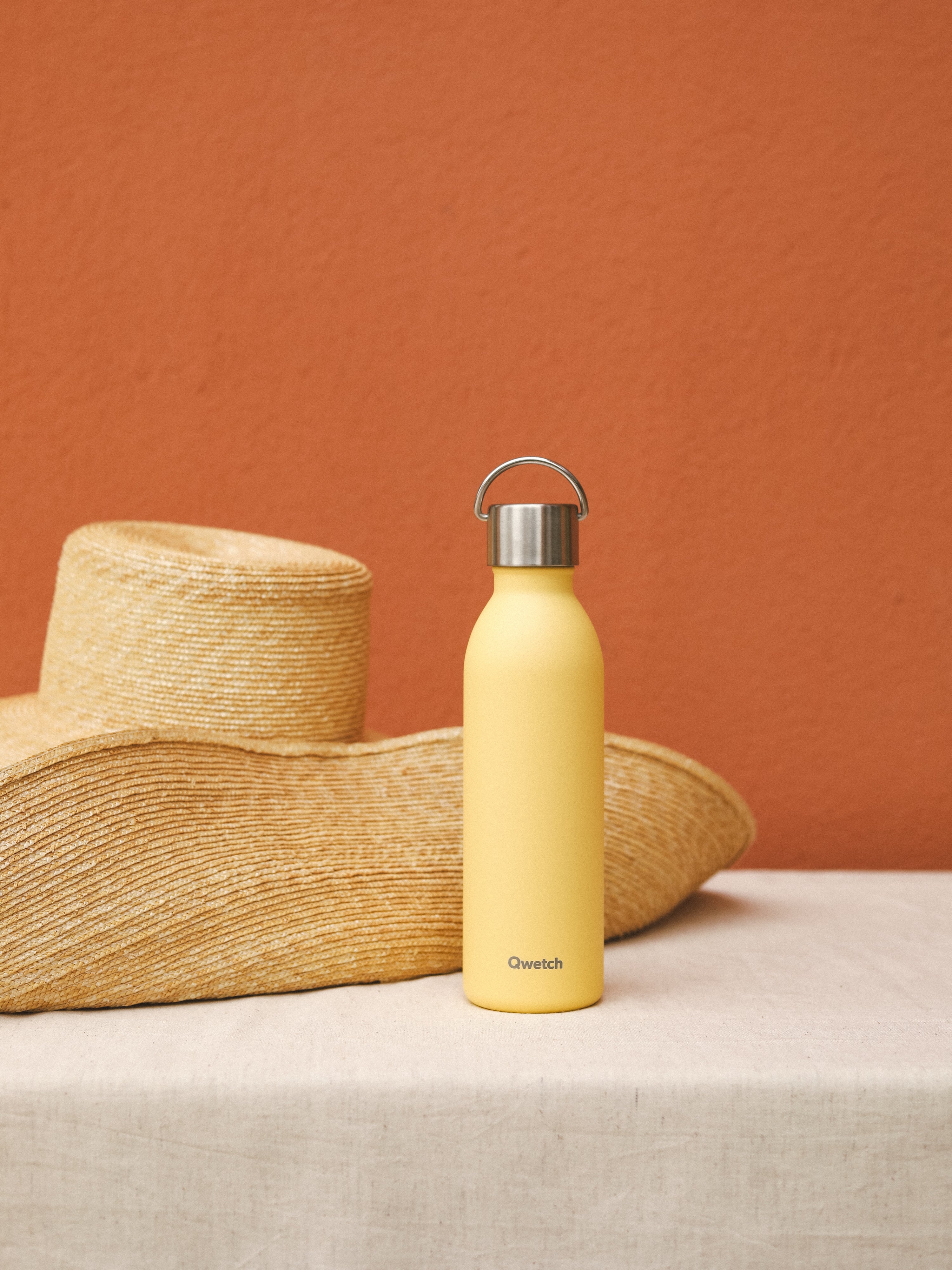 Qwetch Active Pastel Citron termoska 350 ml nerez