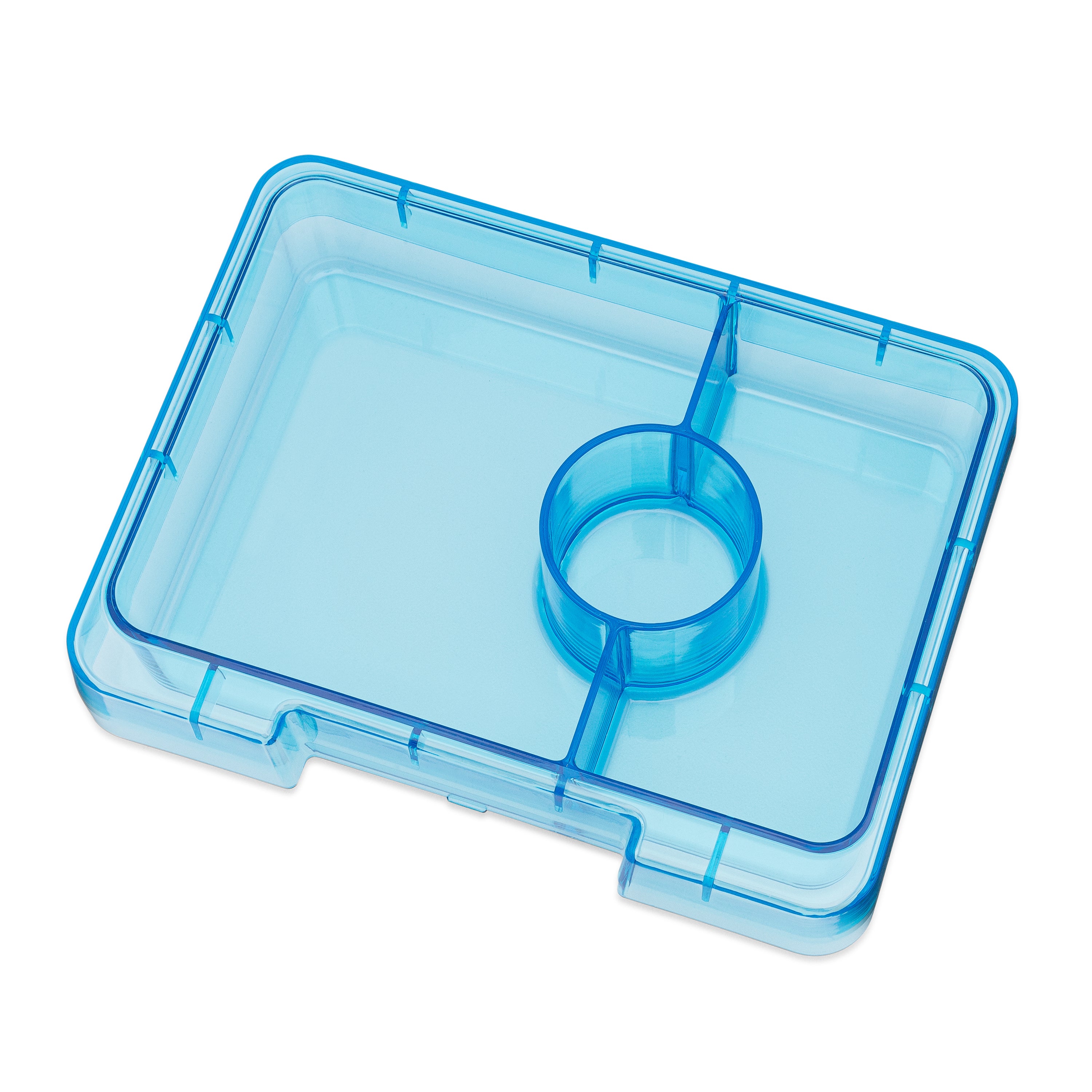 Yumbox Snack svačinový box Twinkle Teal Glitter 3 přihrádky