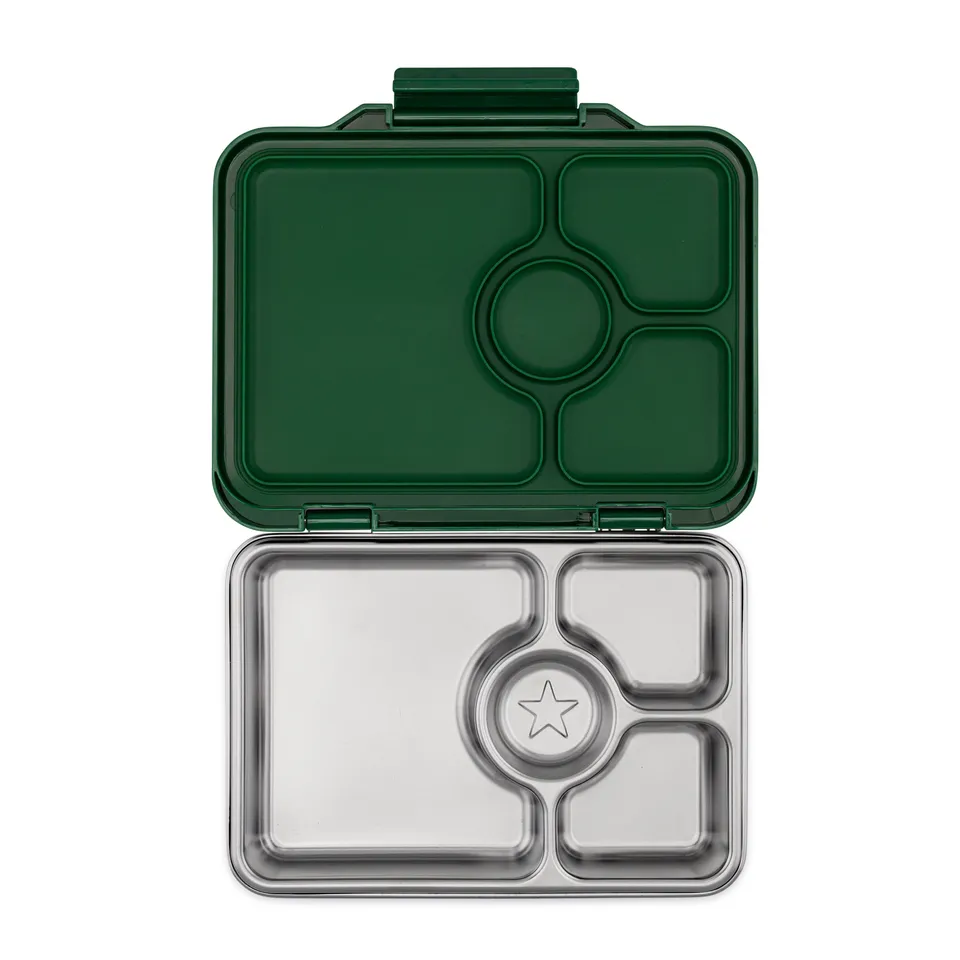 Yumbox Prêt svačinový box nerez zelený Dublin