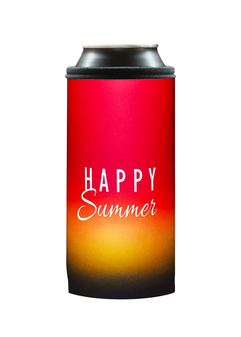 Coolbox Termoobal na plechovku 0,5l Happy Summer Red