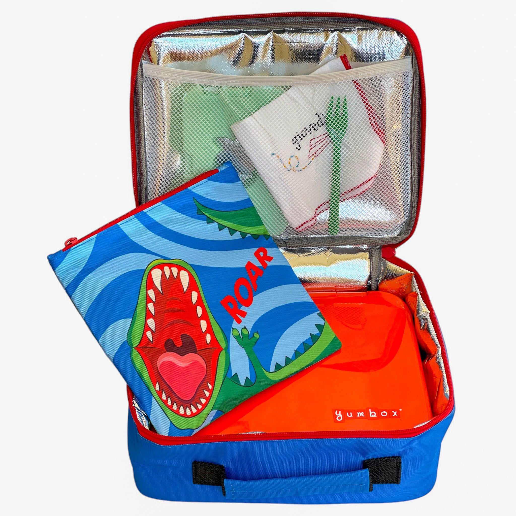 Yumbox Classic Lunch Bag Sandwich Bag Set termo taška Dinosaur 2dílná