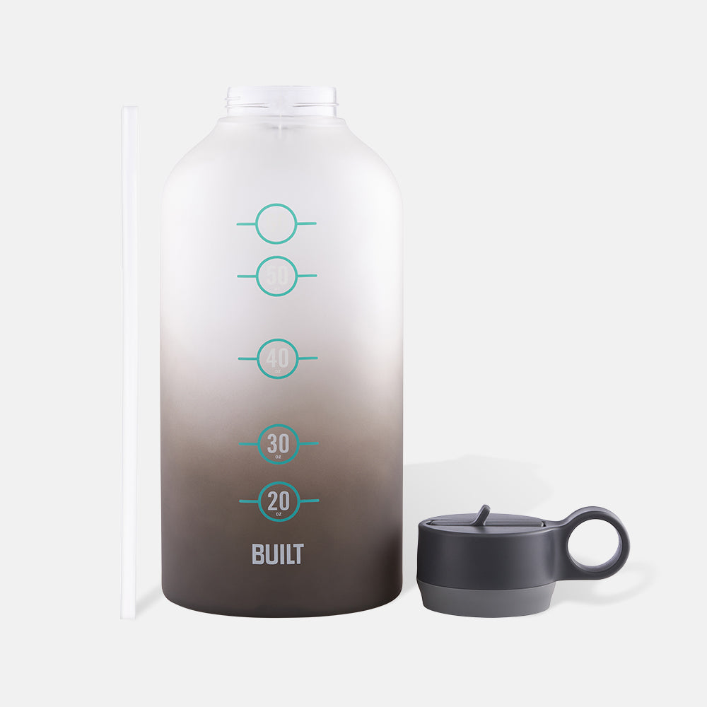 BUILT New York 74oz motivační láhev Concrete Grey 2,2 l