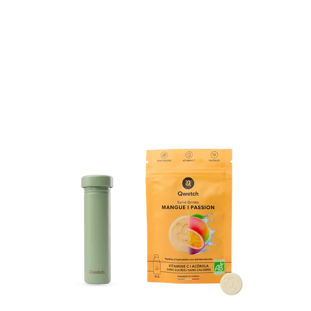 Qwetch Solid Drinks pastilky mango marakuja Pocket Tube