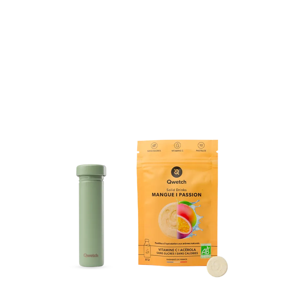 Qwetch Solid Drinks pastilky mango marakuja Pocket Tube