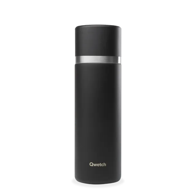 Qwetch Thermo termoska 750 ml matná černá nerez