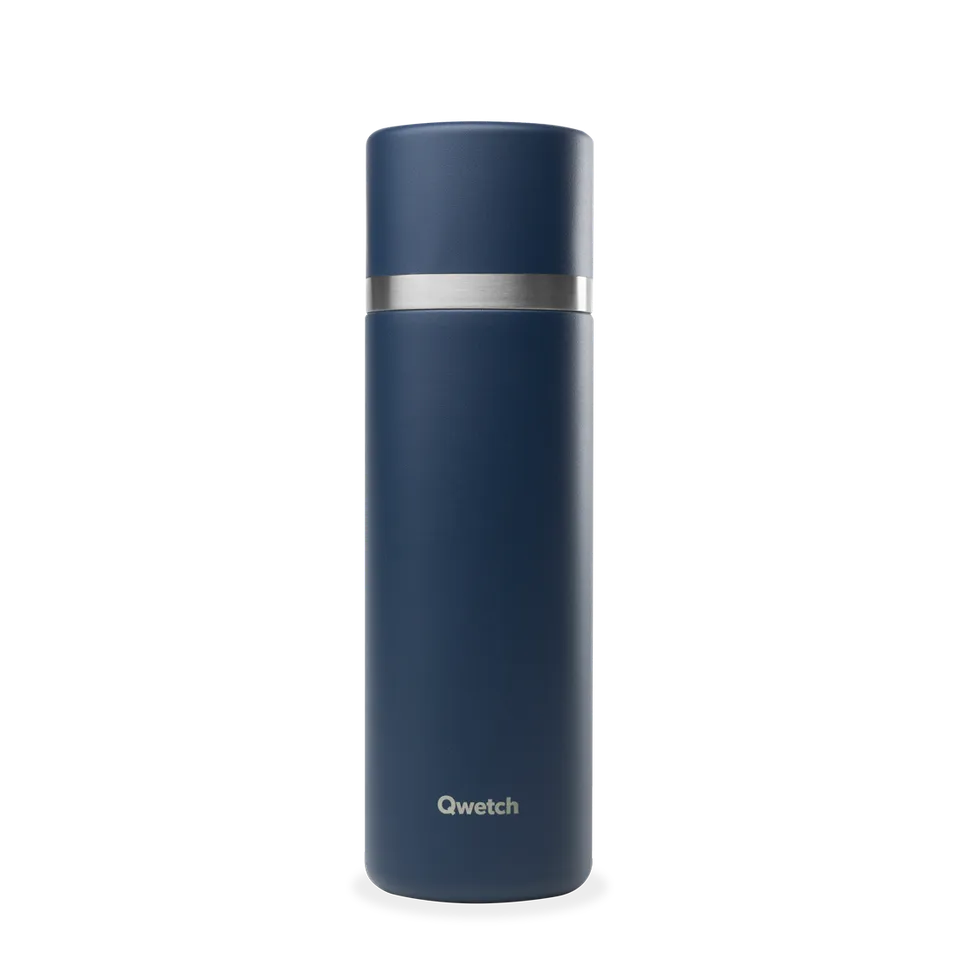 Qwetch Thermo termoska 750 ml noční modř nerez