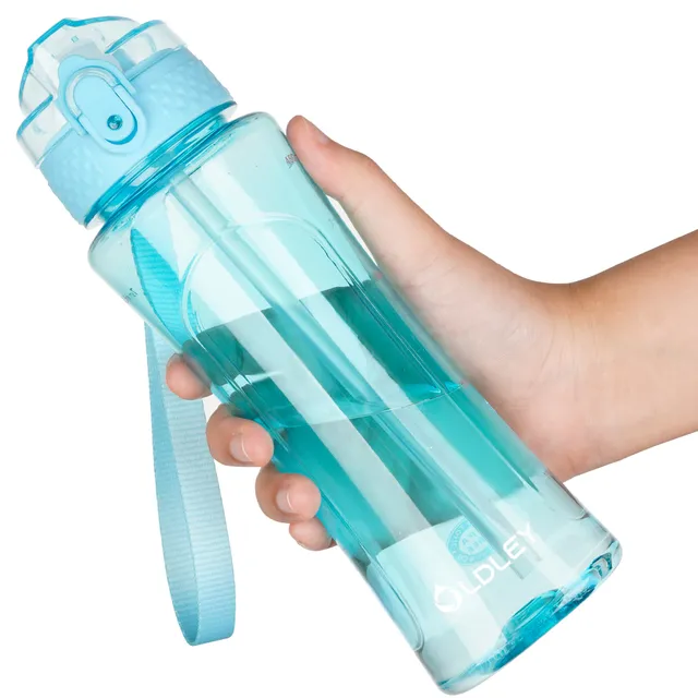 OLDLEY Kids sportovní láhev 450 ml modrá transparentní