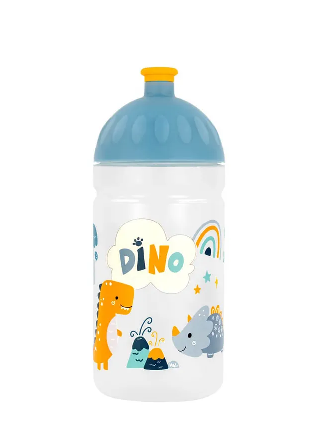 Zdravá lahev Dino 0,5l lahev se zátkou zdarma bez BPA