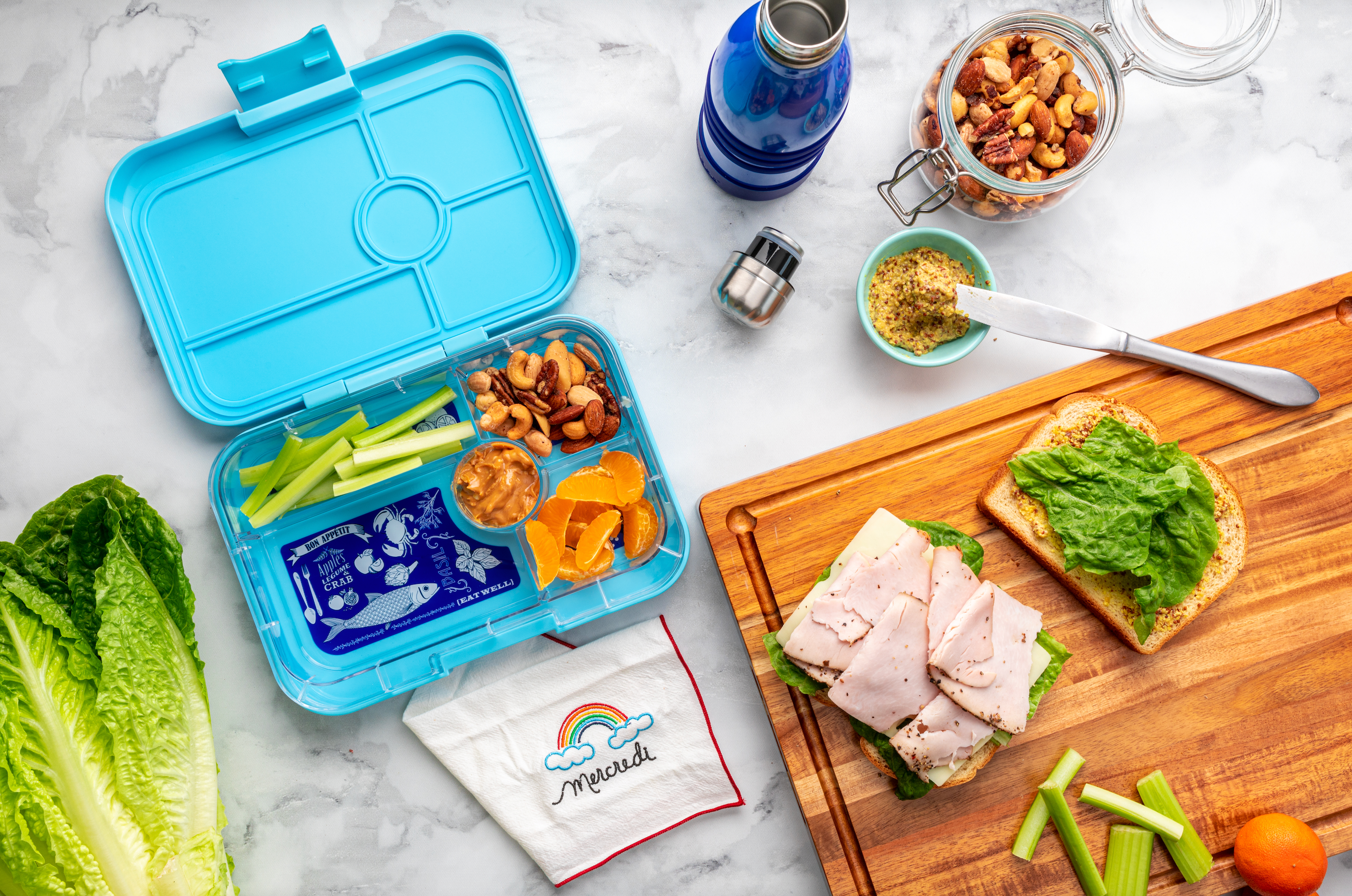 Yumbox ubrousky bavlněné italské dny 5 ks