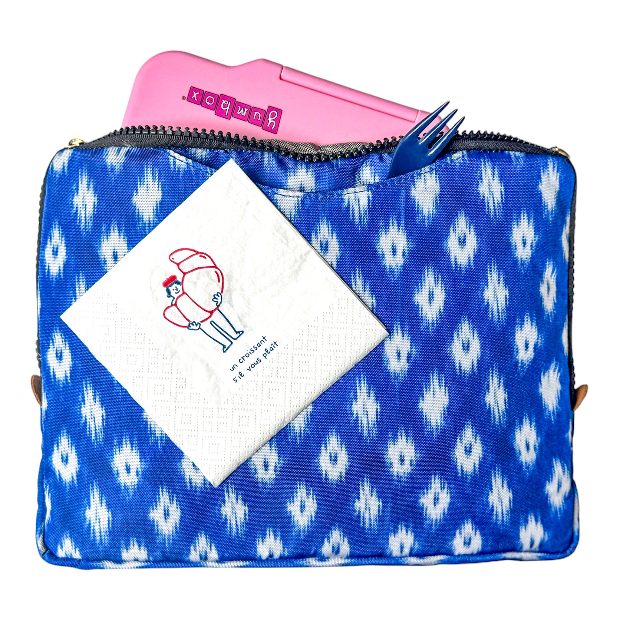 Yumbox Poche termoobal na box Ikat Blue