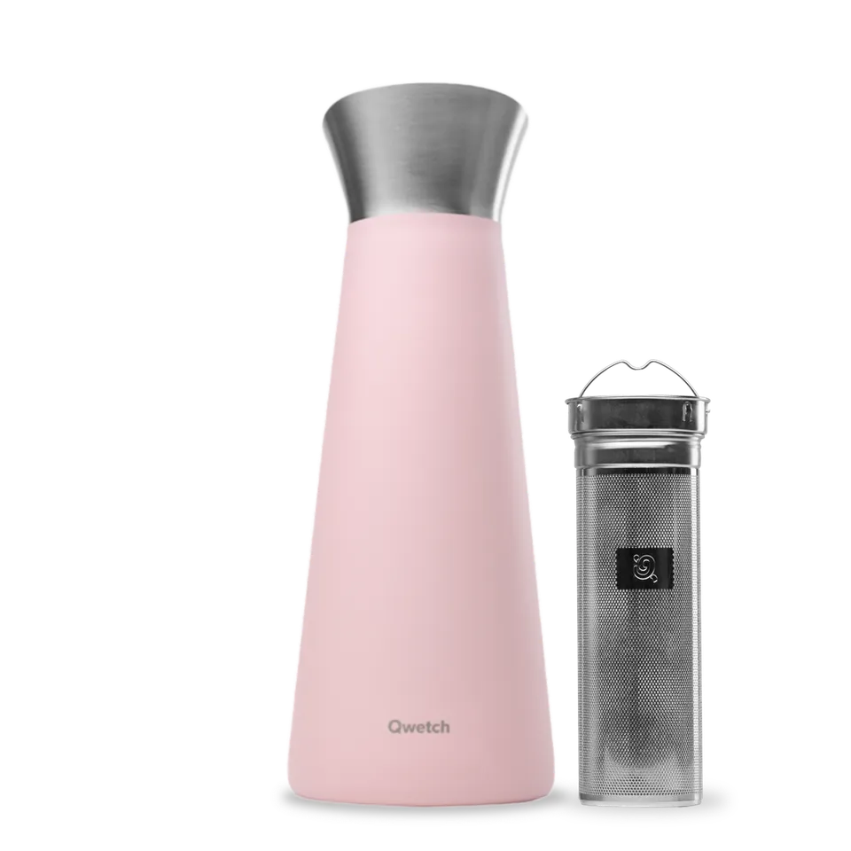 Qwetch Carafe Pastel Rose termokarafa 1 l s filtrem